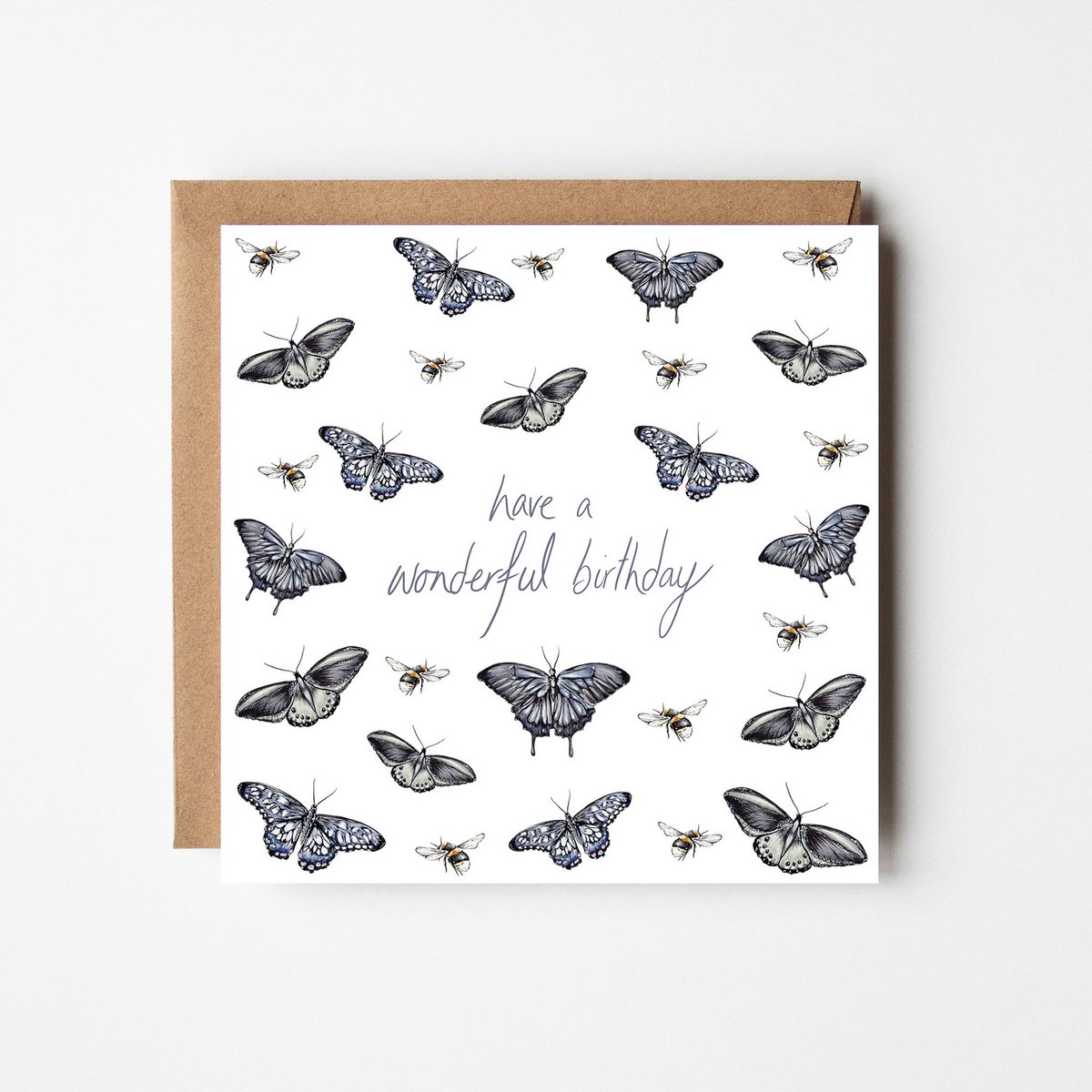 Butterfly fødselsdagskort