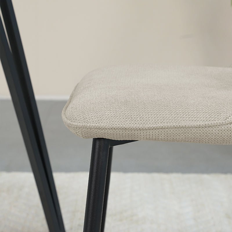 Chaise de salle à manger Giselle [lot de 2] [tissu lin]