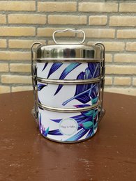 Tiffin - Brotdose - Lila Federn
