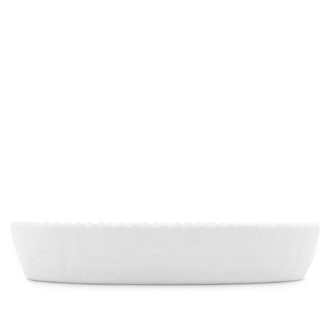 Oval baking pan, 28x17cm, refractory white
