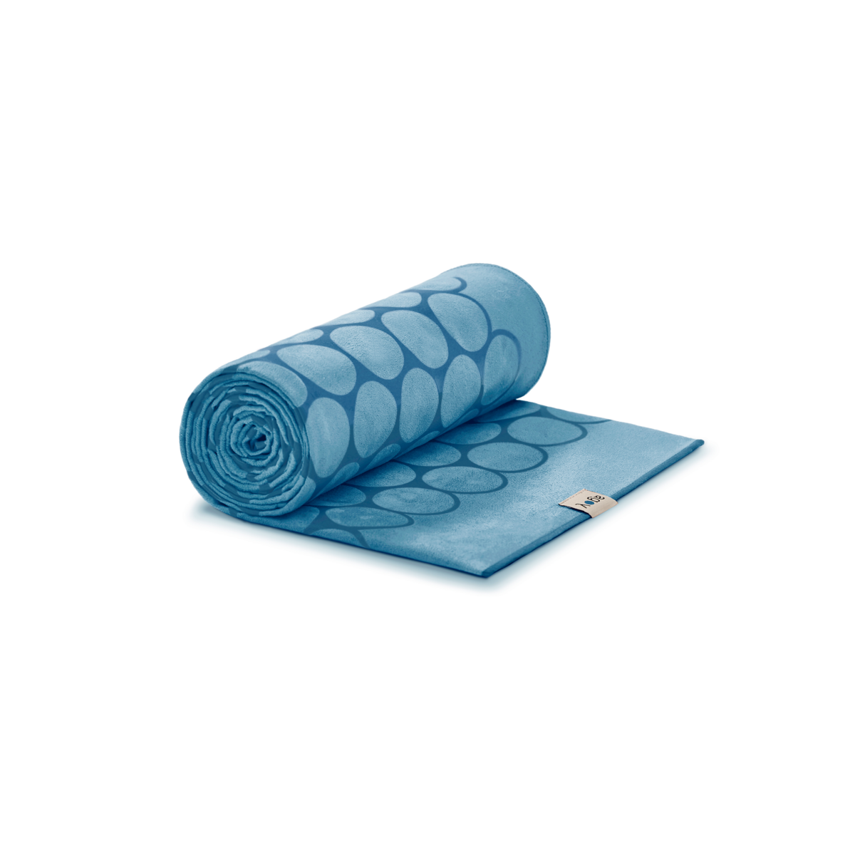 Gecko Touch Yoga Towel - Ocean Blue