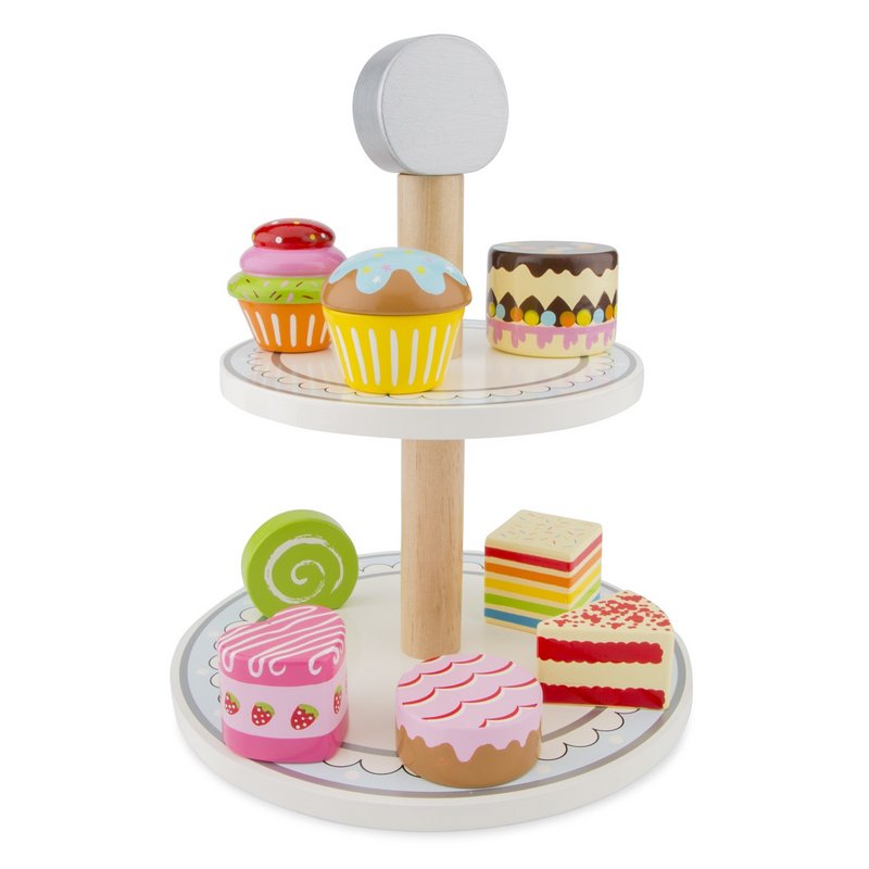 etagère met cakejes