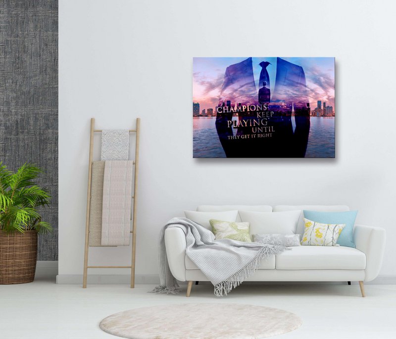 The Champion. - Plexiglasbild