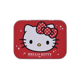 Hello Kitty, tolletto in metallo, glitter, pre -taglio, bambini, junior, 24 medicazioni, 10,9 x 8 x H.2 cm, abbi cura di
