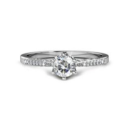 Bague Destiny - ArgentÃ© et Cristal