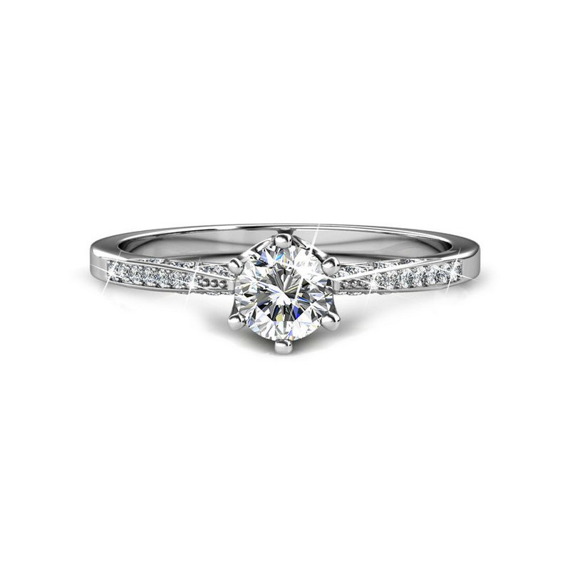 Bague Destiny - Argenté et Cristal