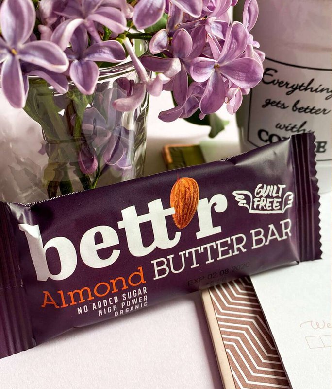 Almond Butter Bar, organic, Bett'r, 30g