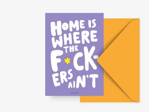 Postkarte / Home Is Where