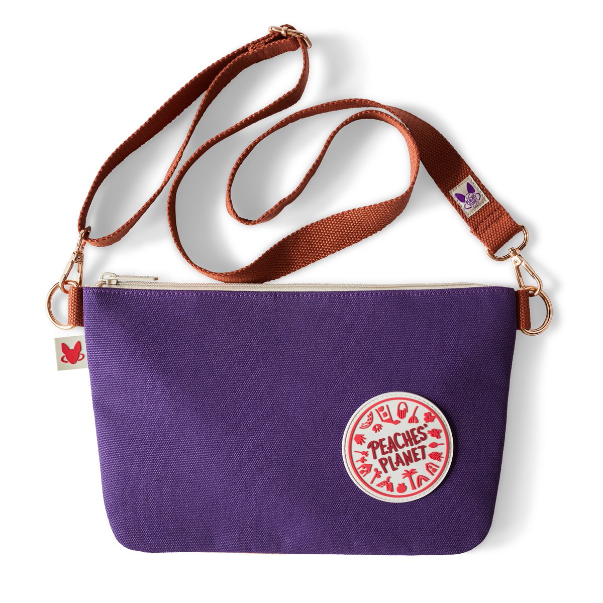 Peaches 'Planet Crossbody Bag & Hüfttasche Purple Adventures