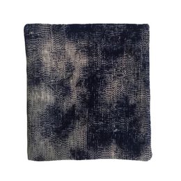 Funda de Cojín Kilim Anguila Negra Tejida a Mano