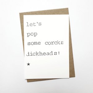 Lassen Sie uns ein paar Corcks Dickheads knallen
