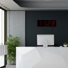 Horloge murale/de table - 51,5 x 18x 4,5 cm -Plastique- 'Big D'