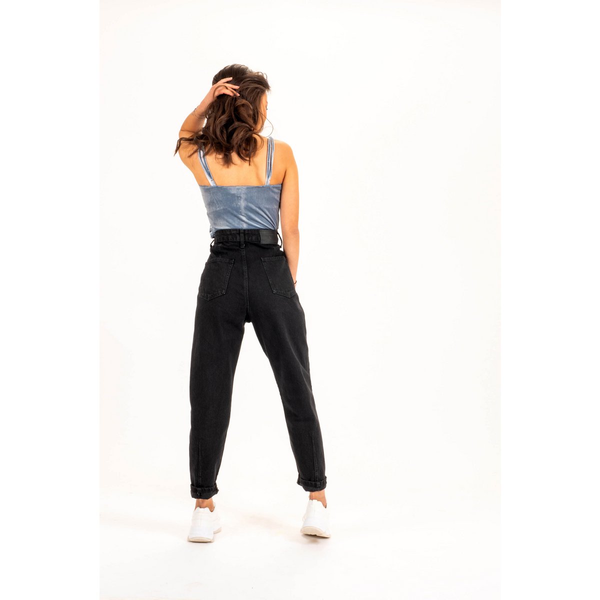 Jean mom femme - Taille Haute - style année 80 revisité