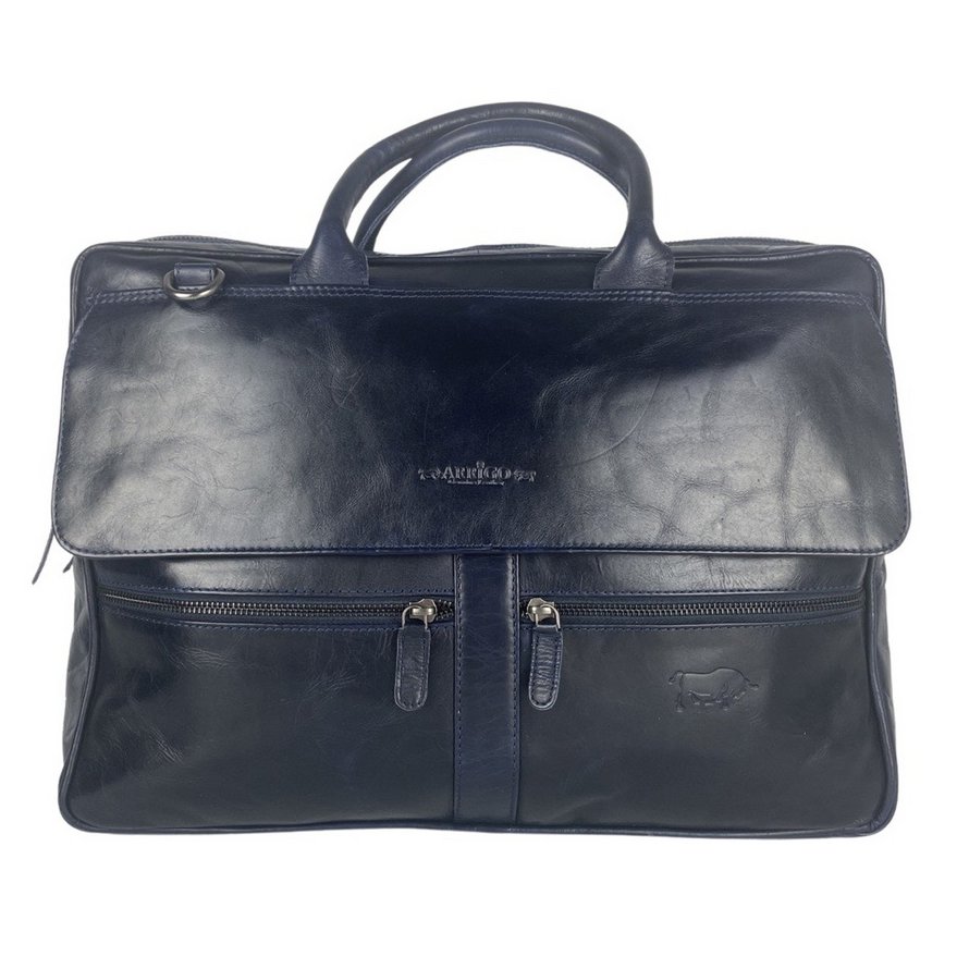 Arrigo Laptoptas 17 inch Cognac