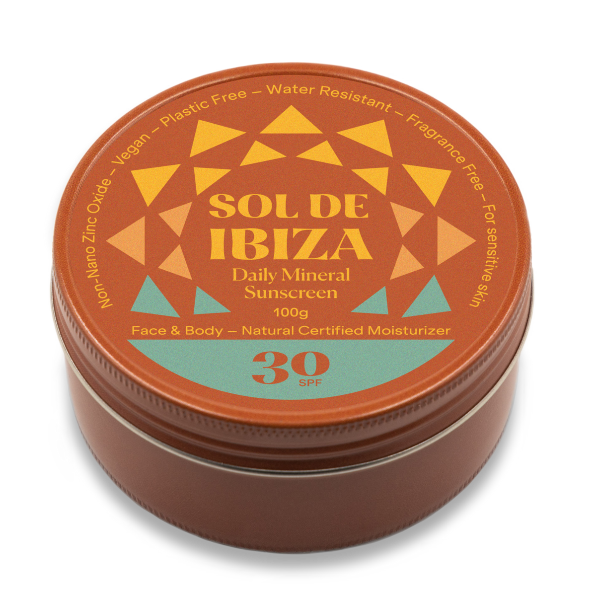 Puszka do twarzy i ciała bez plastiku SPF30 100g - NOWA ULEPSZONA GŁADKA FORMUŁA
