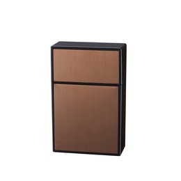 'BRUSHED METAL CHAMP' cigarette pack case