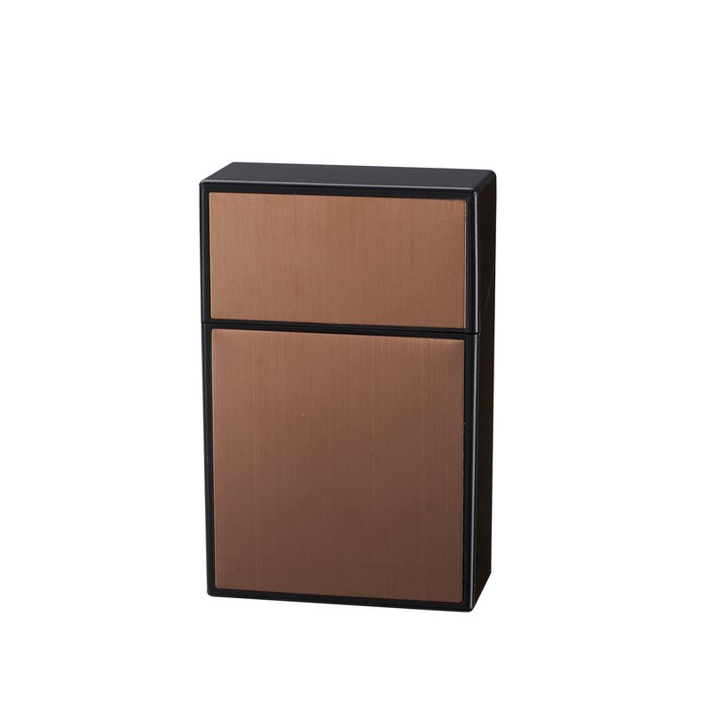'BRUSHED METAL CHAMP' cigarette pack case
