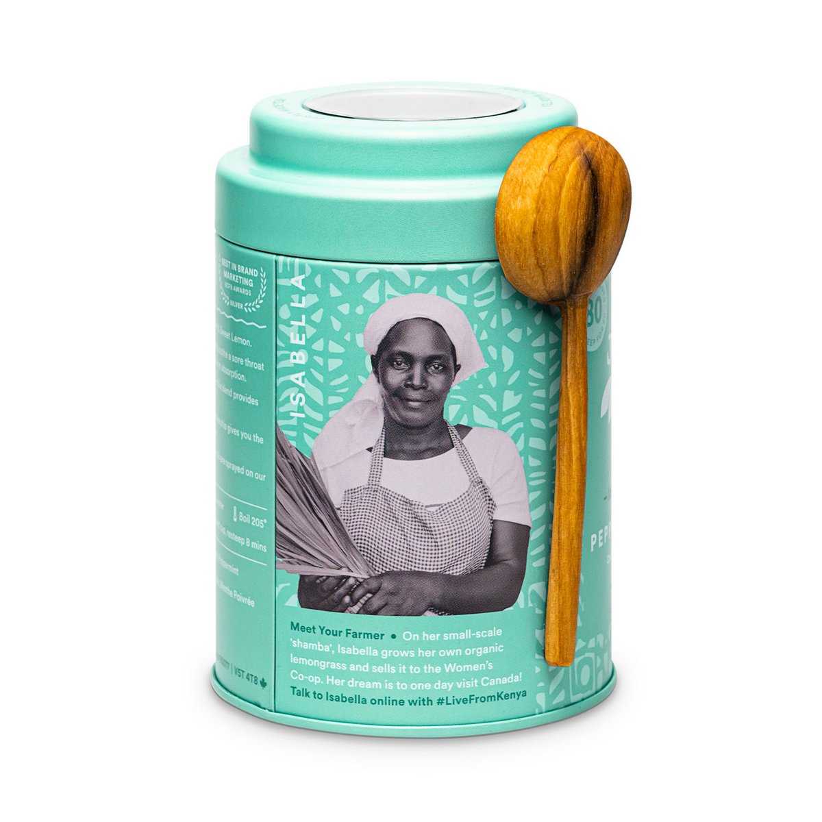 Justea | Pebermynte Detox | Løs te | Økologisk | Fairtrade | Te gave