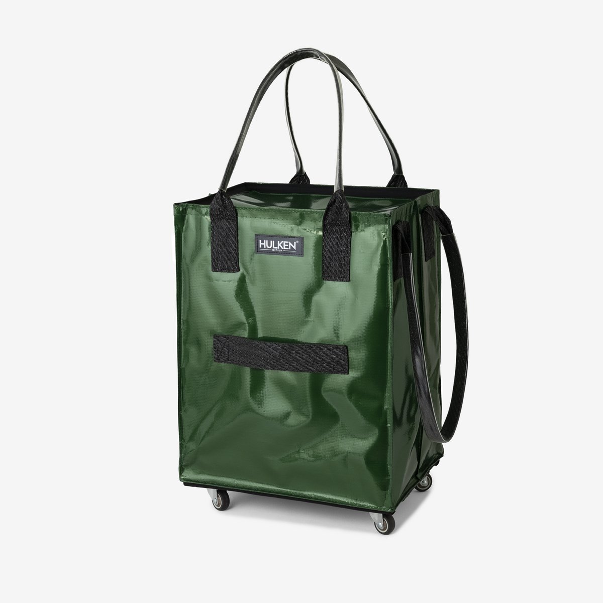 Hulkensbag mittelgroßen Waldgrün mit gebauten Abdeckung