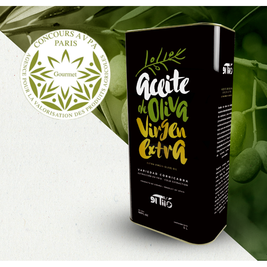 Boîte gourmette sérigraphiée Premium 5L EVOO