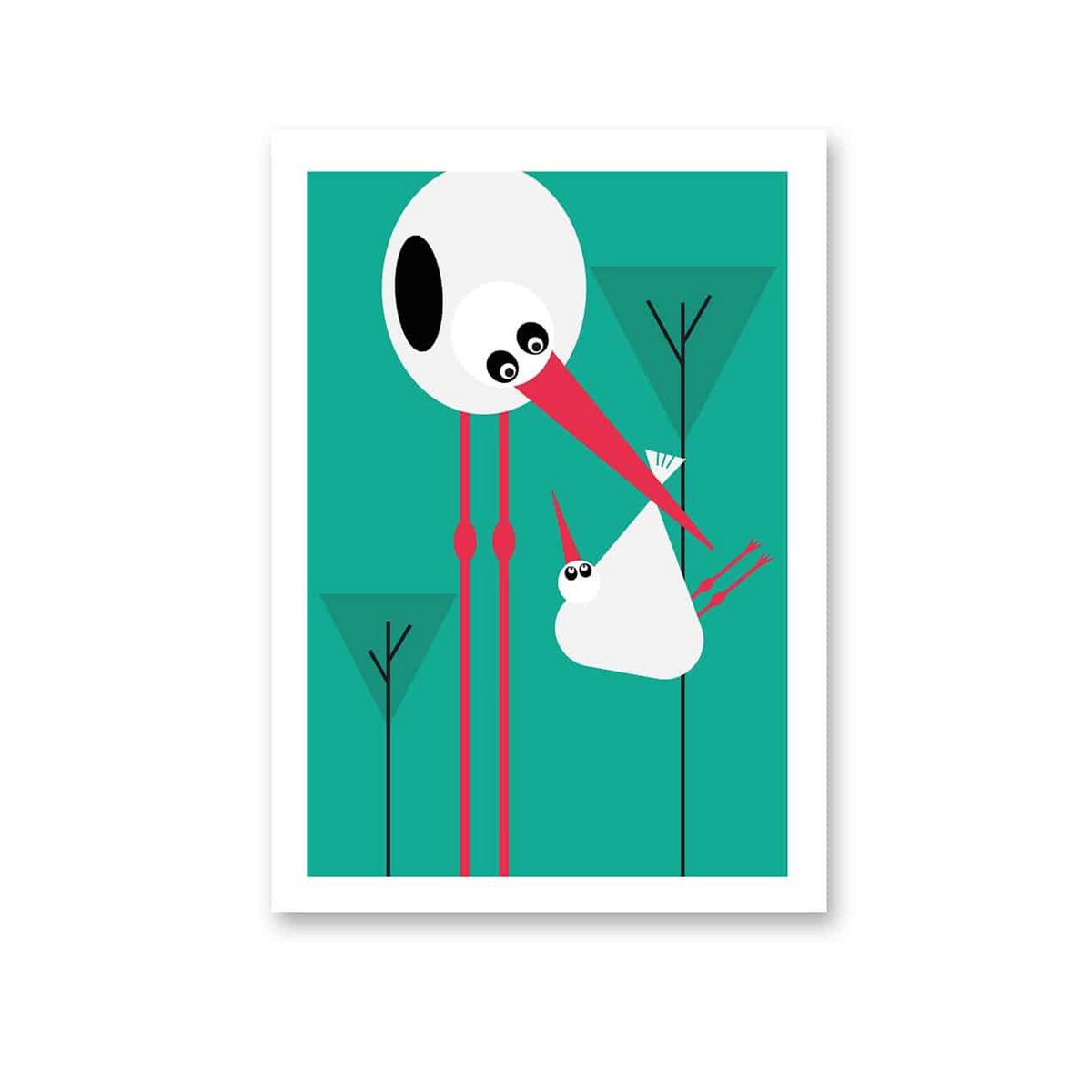 ROCK THE BABY | FSC® postcards | Dutch Design