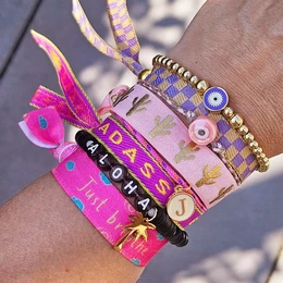 Ribbon bracelet Badass