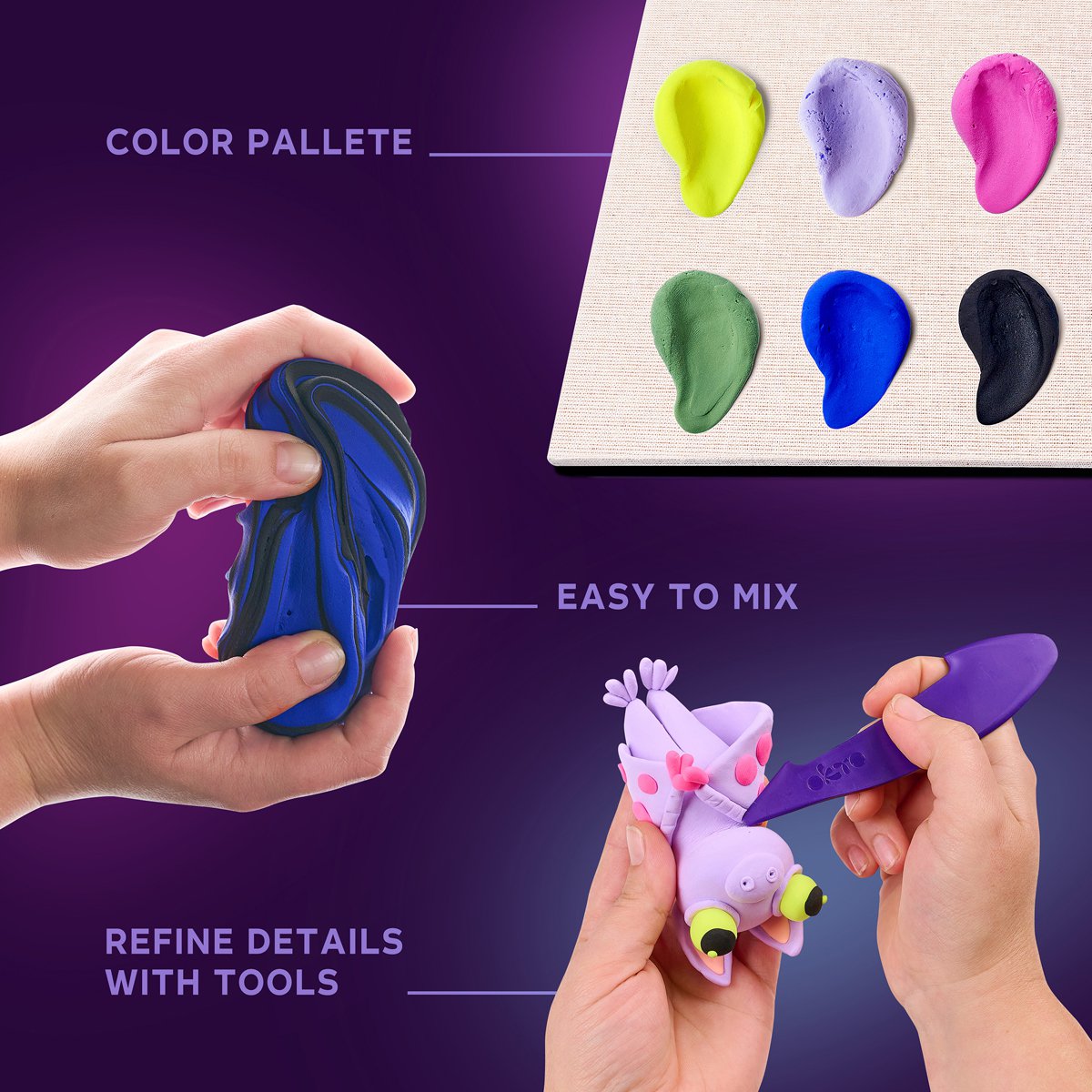 Okto Sensory Art Wood And Craft - Small World - Bat