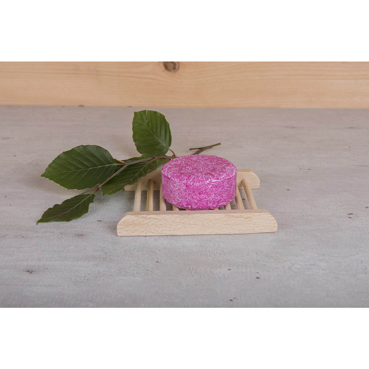 Shampoo Bar - Soap Holder made of light Wood