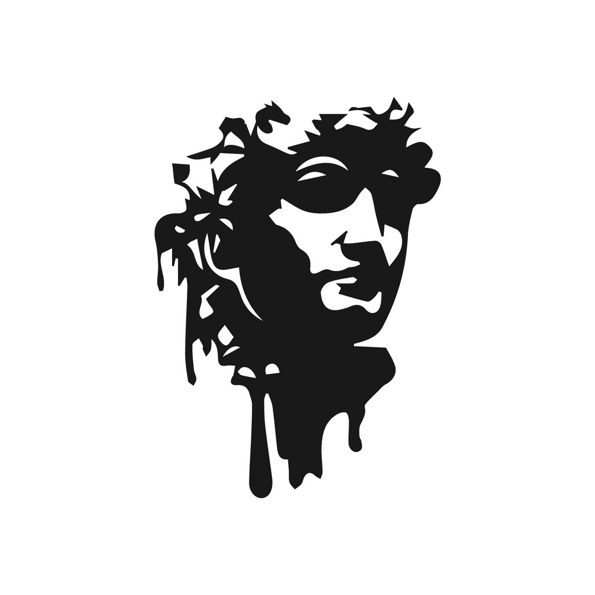 David spray metalen wanddecoratie
