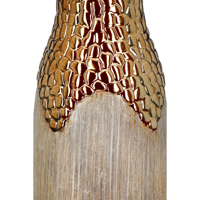 Halsvase Lausanne, braun; bronzefarben H.51,5 cm