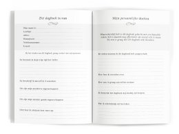 Fyllbooks Diary for Gratitude - Lniany kremowy ze złotą folią