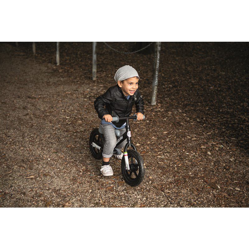 Pista - Balance Bike Steel - EVA Wheels - Black - 2/5 years