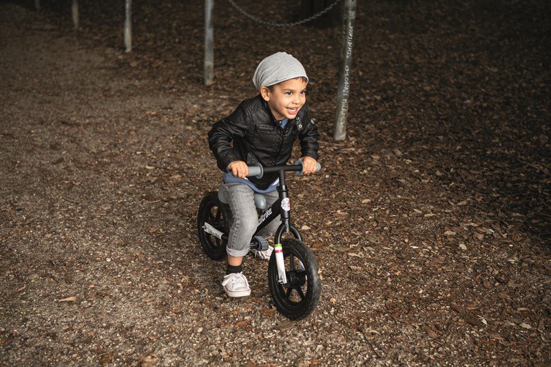 Pista - Balance Bike Steel - EVA Wheels - Black - 2/5 years