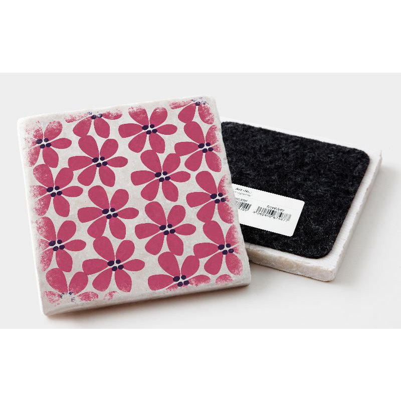 Marble Coaster Flowers