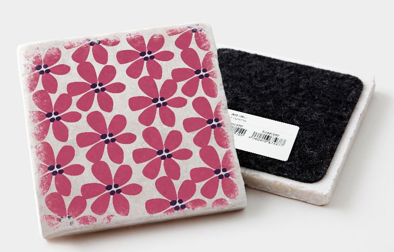 Marble Coaster Flowers