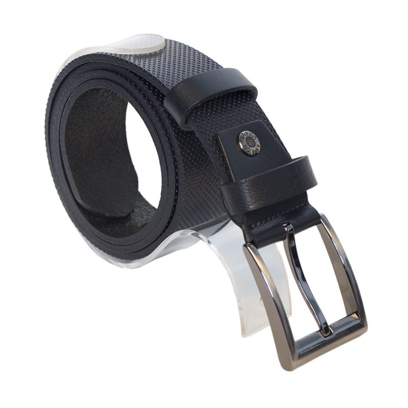 Leather Women's Belt Or Leather Men's Belt With Print Genuine Leather 4 cm Wide