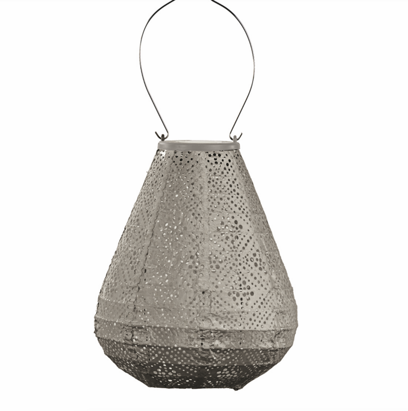 Lumiz Solar Lampion Tulip Topaze - 20cm - Taupe
