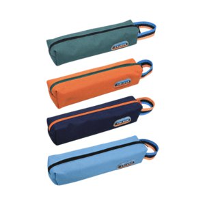 Solid Color Pencil Case - Soft Fabric with Handle