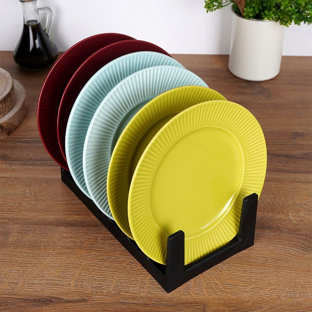 Lid and plate organizer rack plastic 28x15x9cm