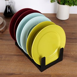 Lid and plate organizer rack plastic 28x15x9cm
