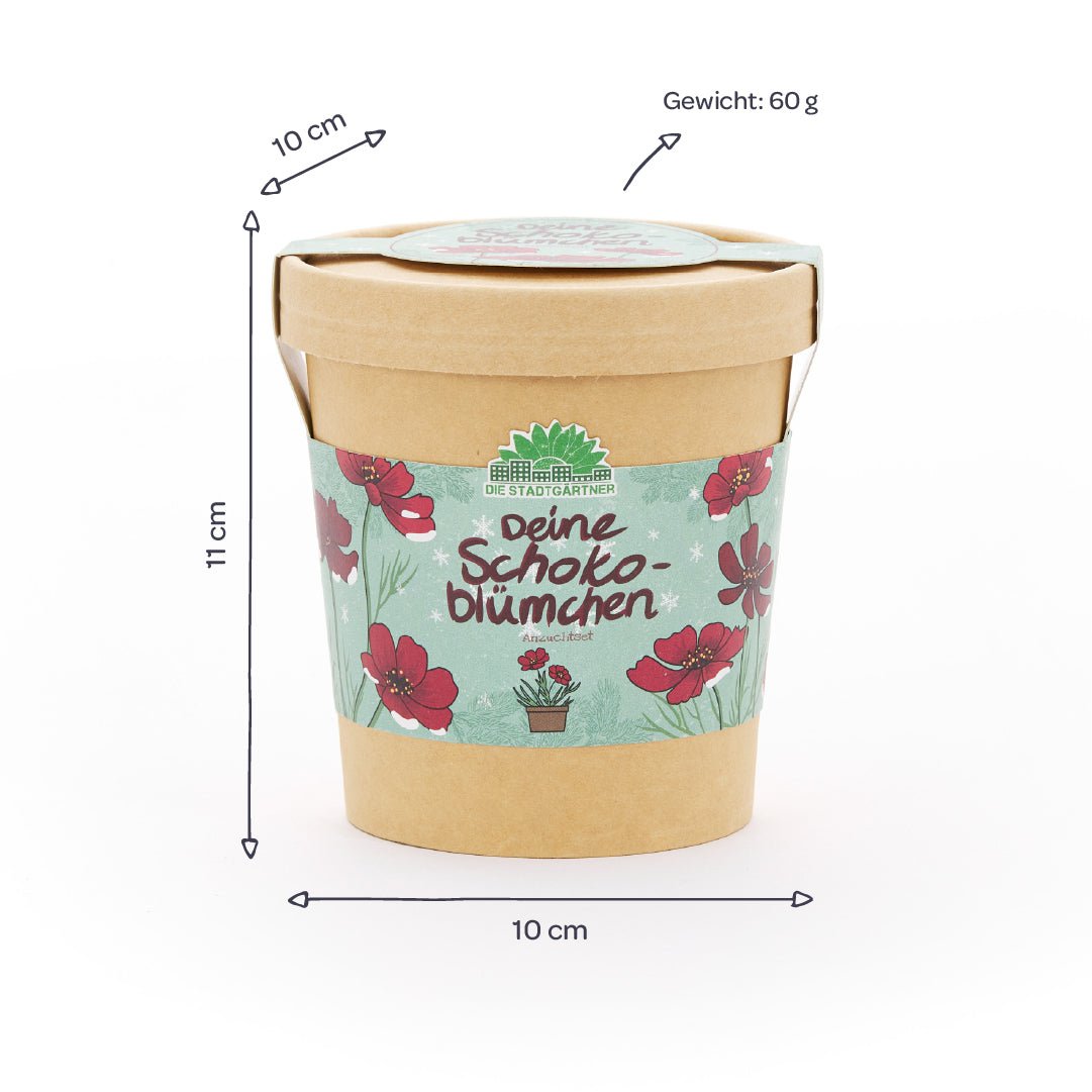 Schokoblumen aus dem Becher