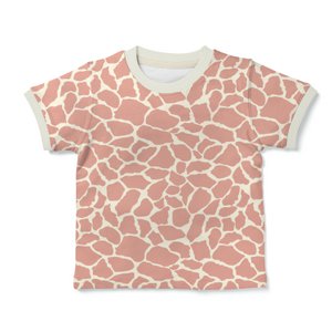 JF | ringer tee giraffe dreamy rose