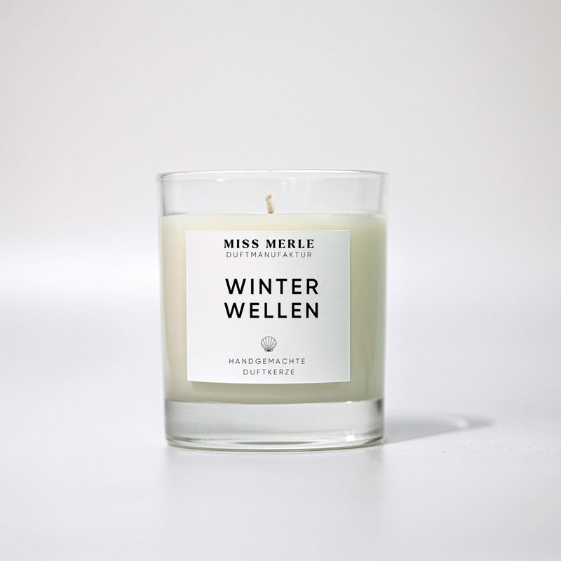 Scented candle WINTER WAVES – scented candle with cinnamon & orange 150g