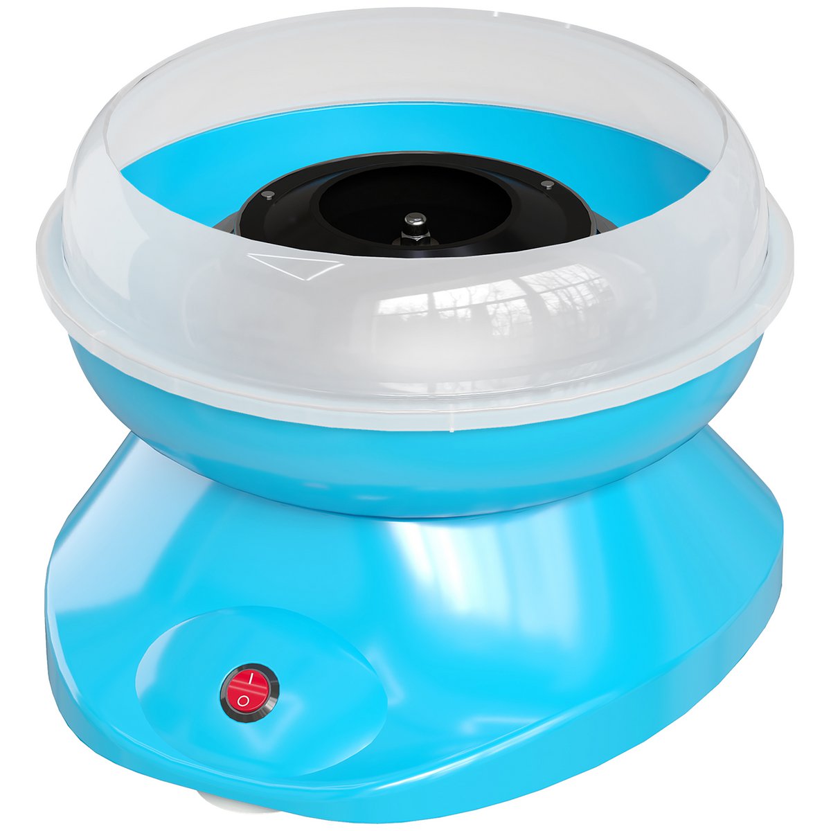  Zuckerwattemaschine für Zuhause Cotton Candy Machine Zuckerwatte Maschine mit Stäbchen und Messlöffel Höhe 18 cm 550W für Kinderfest, Geburtstag, Party Rosa