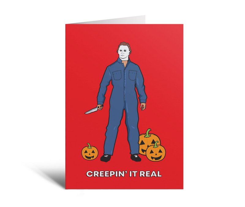 Creepin' It Real Halloween-Karte
