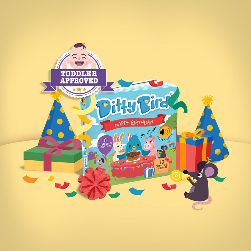 Ditty Bird Baby Sound  Book: Happy Birthday