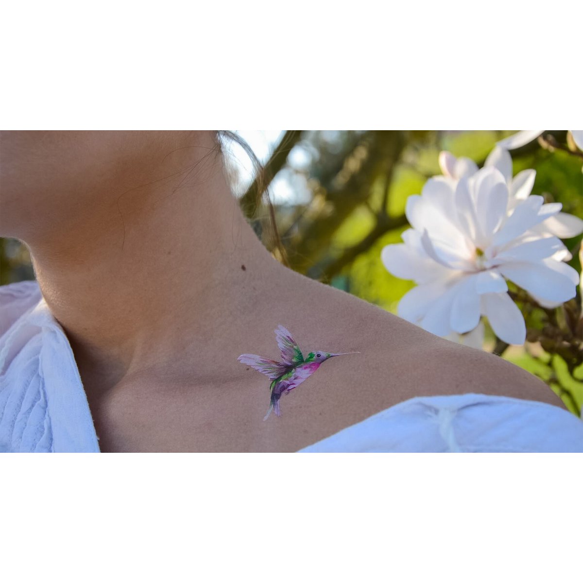 Midlertidig tatovering: Hummingbird
