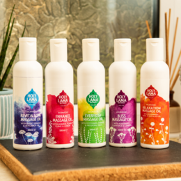 Ayurvedic Massage Oil With Eucalyptus & Rosemary, Vegan - Relaxation