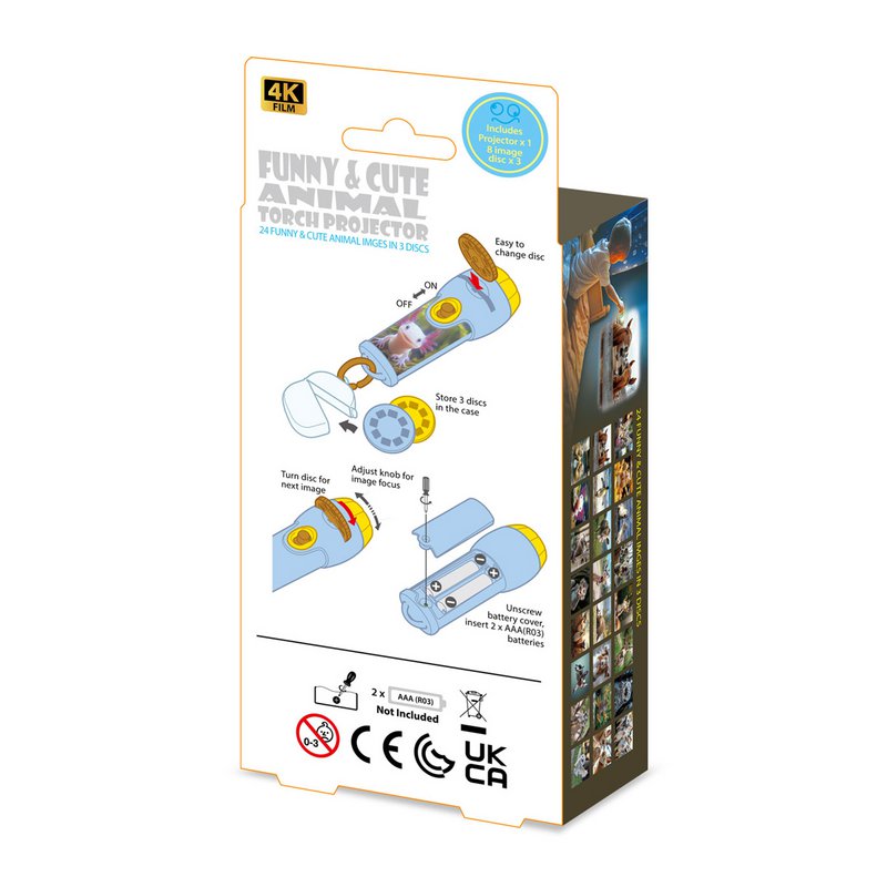 Luz de proyector de antorcha - Animales lindos