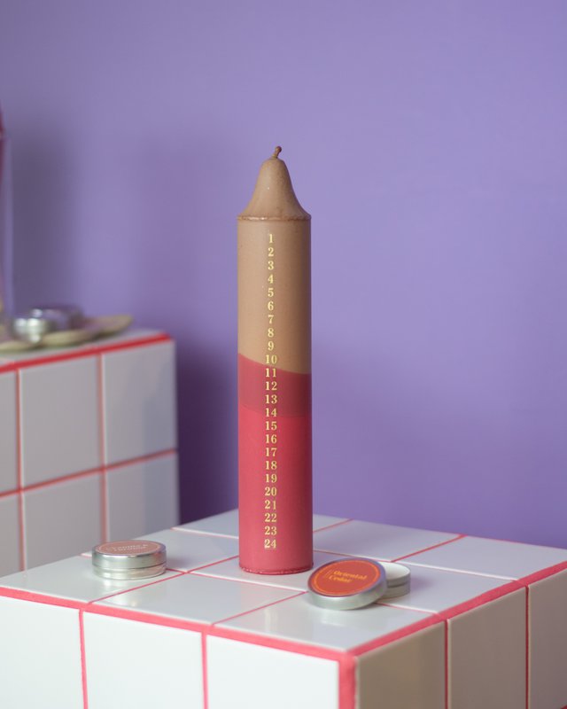 Pastelli Per Candele Dell'Avvento, Calendario Di Natale